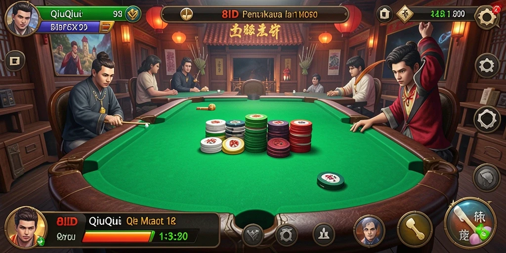 Gameplay QiuQiu yang menegangkan dan seru di 8ID.