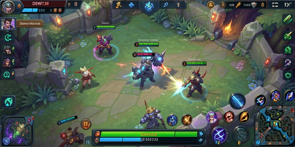 Tampilan gameplay seru dari DEWI138 yang penuh aksi.