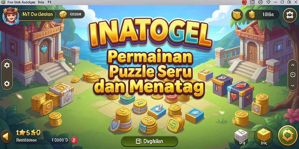 Tampilan menarik dari gameplay INATOGEL yang penuh tantangan puzzle.