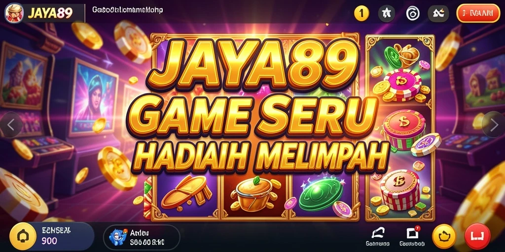Tampilan gameplay JAYA89 yang menarik dan penuh warna.