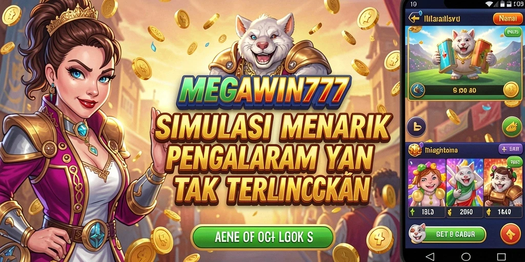 Tampilan gameplay MEGAWIN777 menunjukkan pengalaman Simulation yang mendebarkan.
