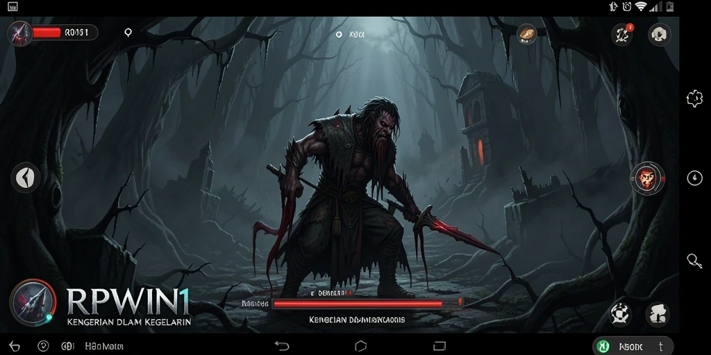 Tampilan menakutkan dari gameplay RPWIN1 yang mendebarkan.