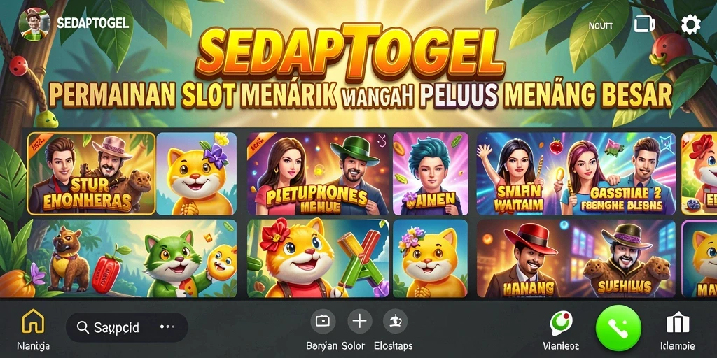 Tampilan menarik dari gameplay SEDAPTOGEL yang memukau.