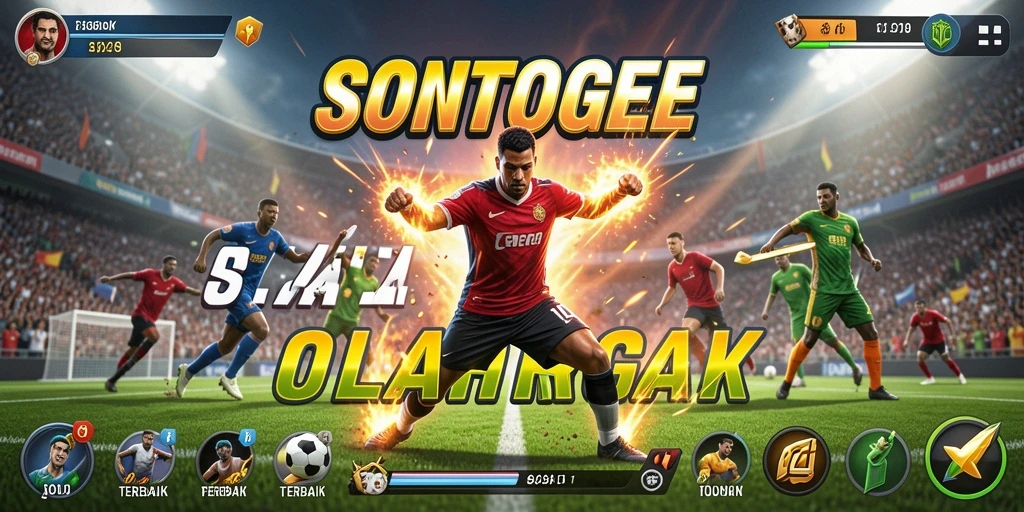 Screenshot gameplay dari SONTOGEL yang menunjukkan aksi olahraga yang seru.