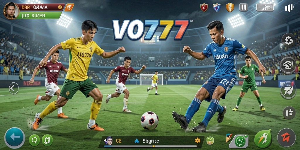 Tampilan gameplay seru dalam permainan olahraga VO777.
