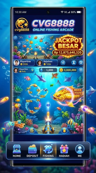 Screenshot aplikasi cvg8888 dengan berbagai kategori aplikasi.